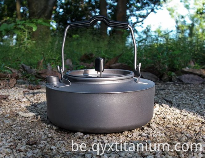 titanium camping kettle